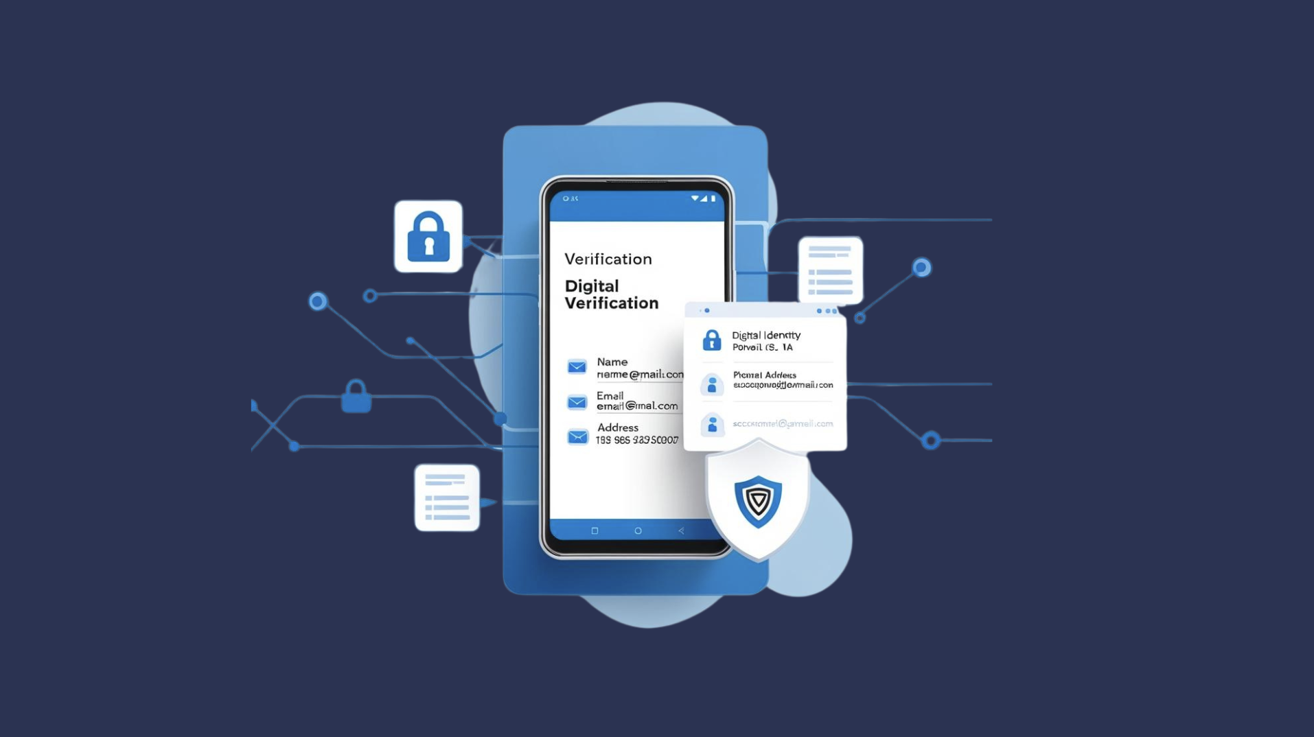 Diagrama explicativo de Mobile ID: solución de verificación de identidad, componente del índice de confianza de identidad de Meelo